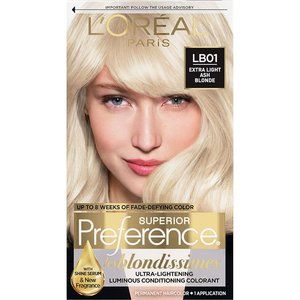 L'Oreal Paris Superior Preference Permanent Hair LB01 Extra Light Ash Blonde